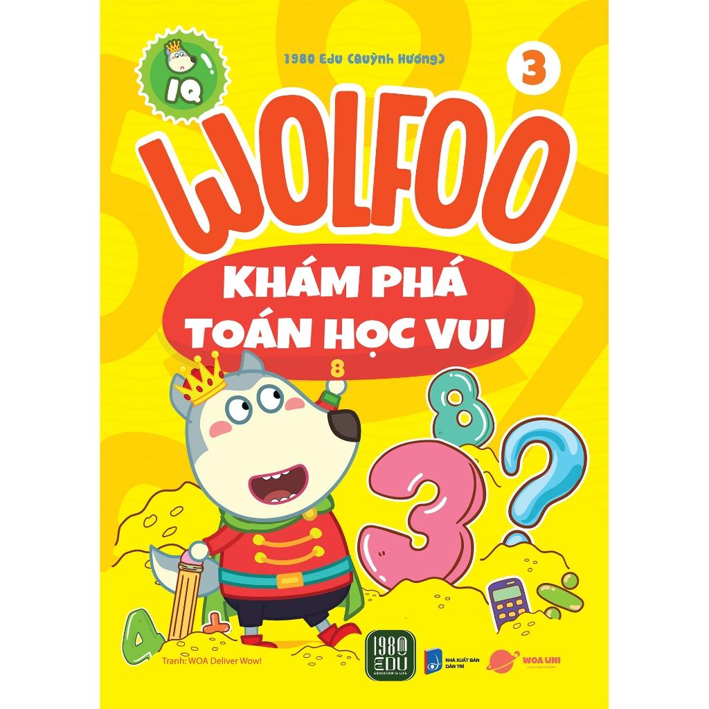 Sách - Combo 4 Cuốn WOLFOO Khám Phá  Toán Học Vui