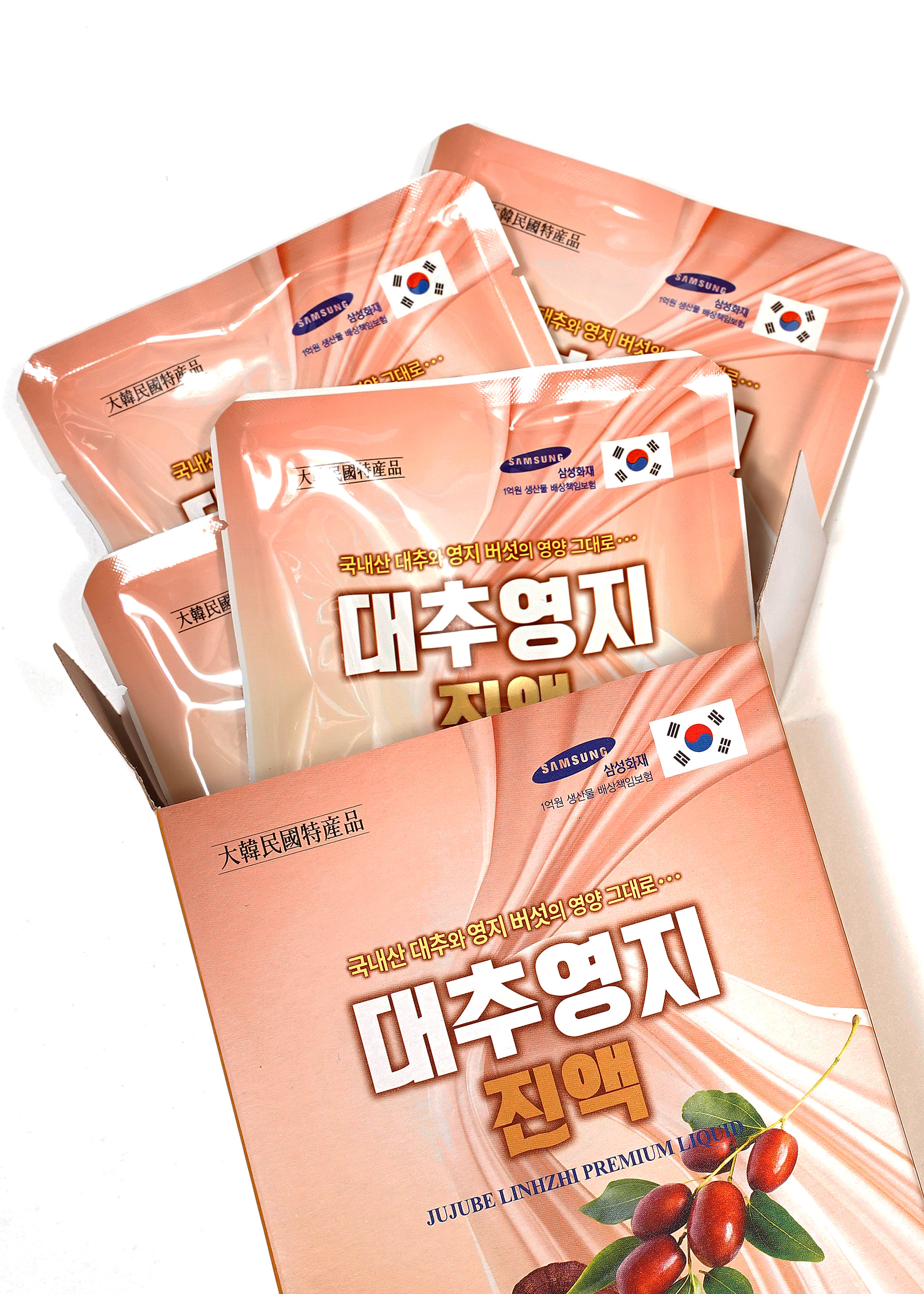 Nước linh chi táo đỏ Hàn Quốc Daedong Korea Ginseng 80ml x 30 gói