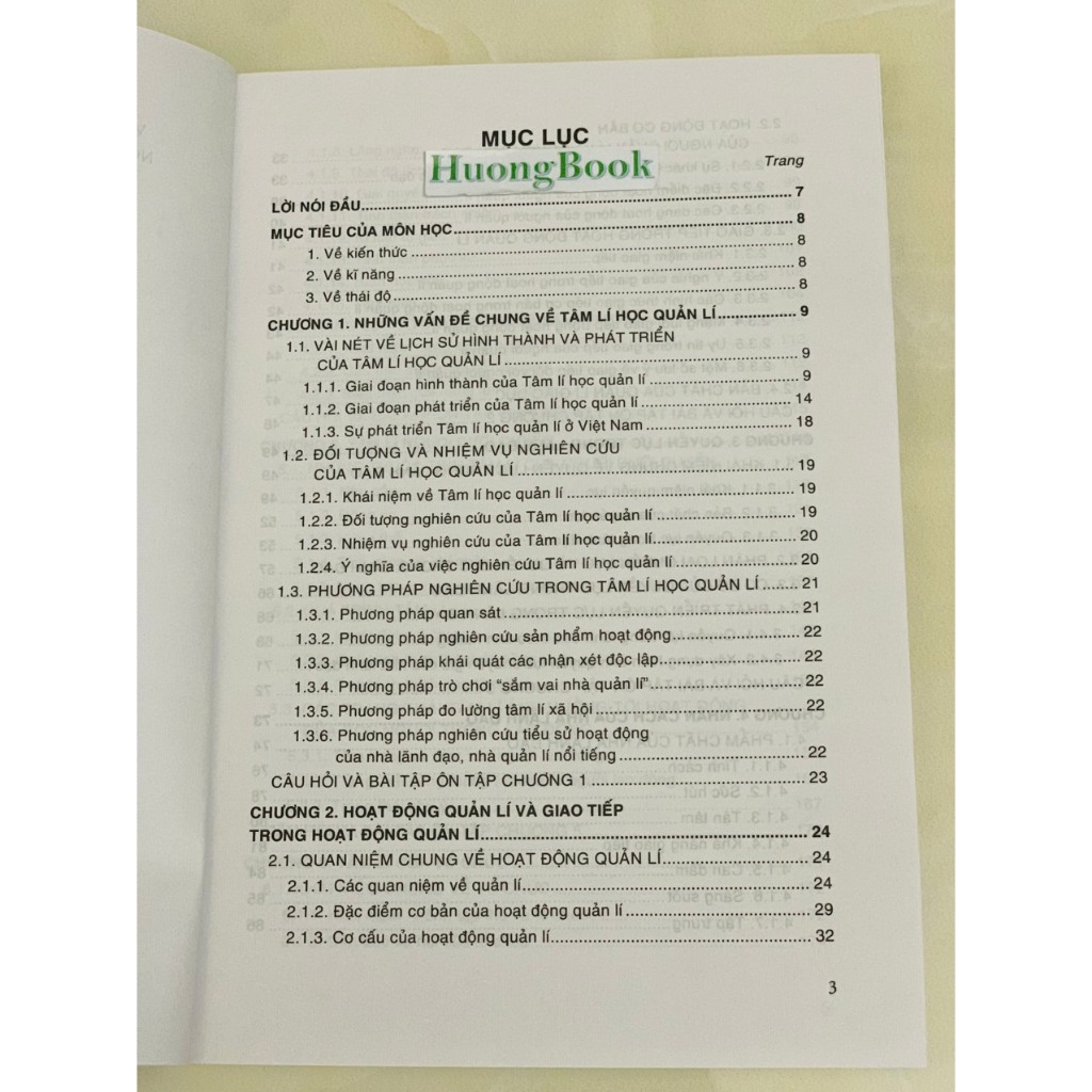 Sách - Giáo trình Tâm lí học quản lí