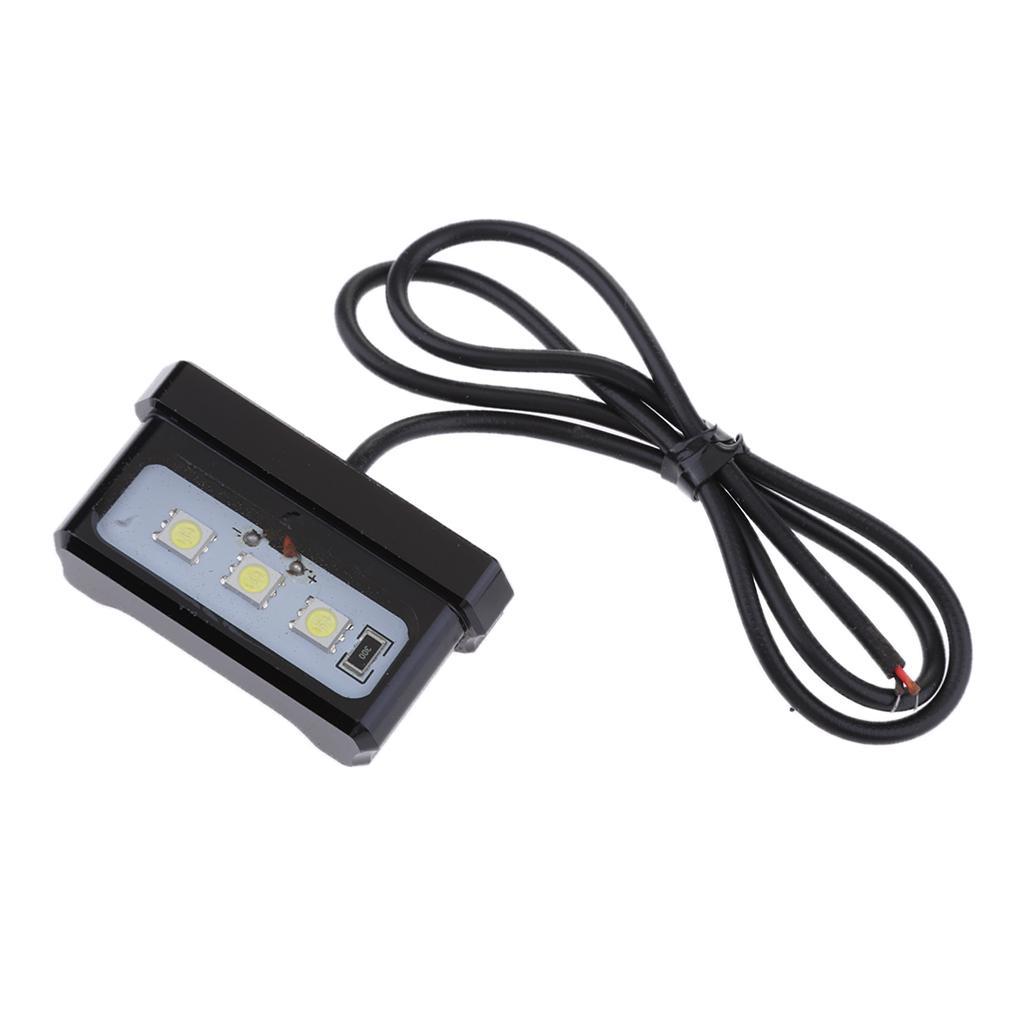 Motorcycle  Holder Light Rear Tail Lamp for   Black