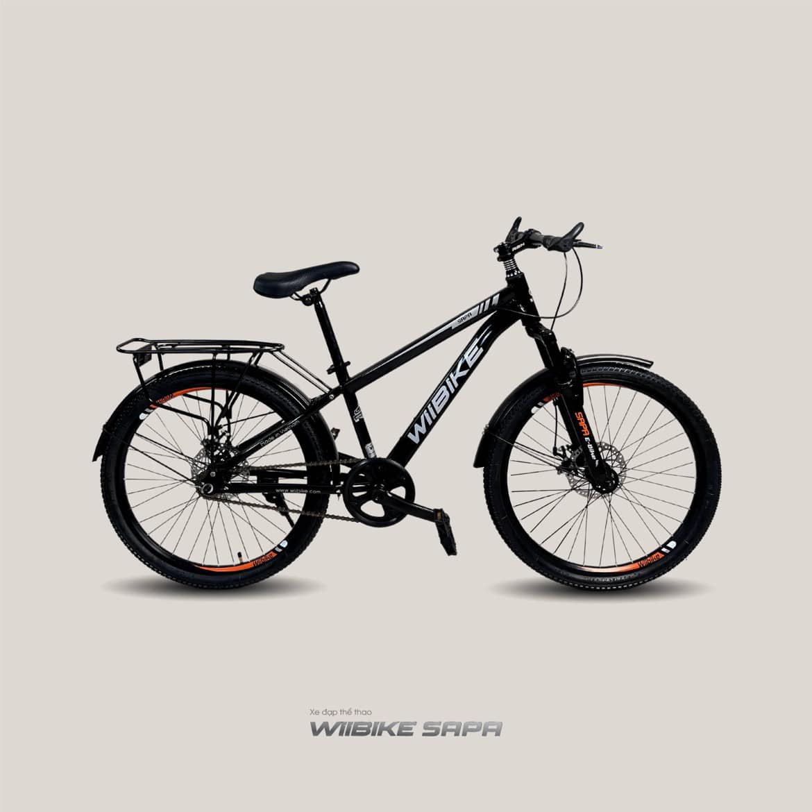 Xe đạp điện cho học sinh nam, người lớn Wiibike Sapa Pro Xe đạp Trợ lực điện dáng xe thể thao công suất 350W tốc độ tối đa 35Km/h an toàn cho học sinh, phù hợp đi học, đi làm