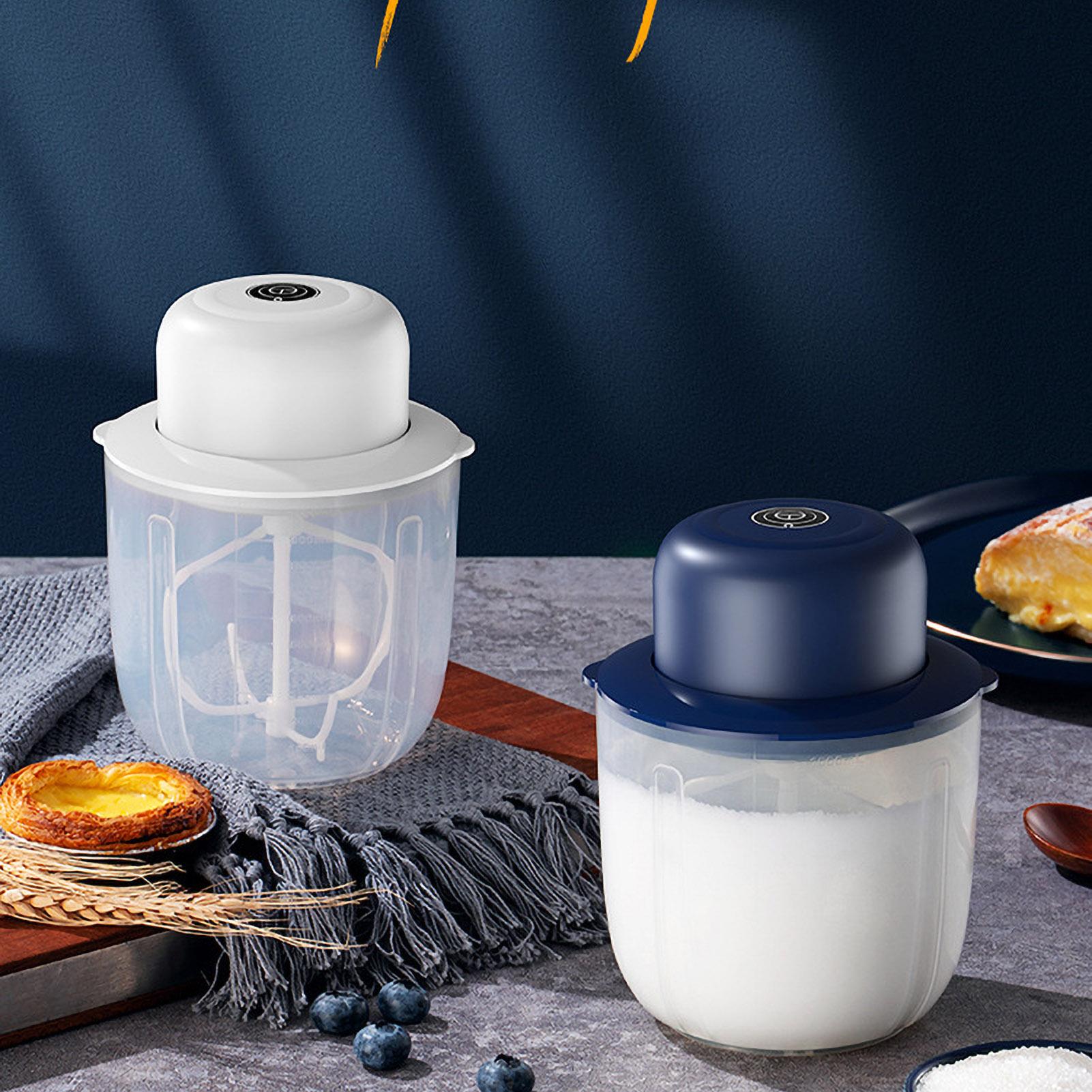 Điện Trứng Be 1000ML Seale Hộp Đựng Tự Động Không Dây Kem Đánh Bọt Sữa Máy Làm Trứng Trộn Bánh Dụng Cụ Nhà Bếp