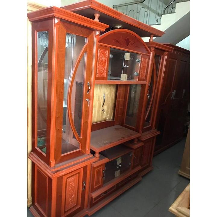 Kệ Tivi Đẹp gỗ xoan , kệ trang trí gỗ xoan , kệ gỗ cao cấp