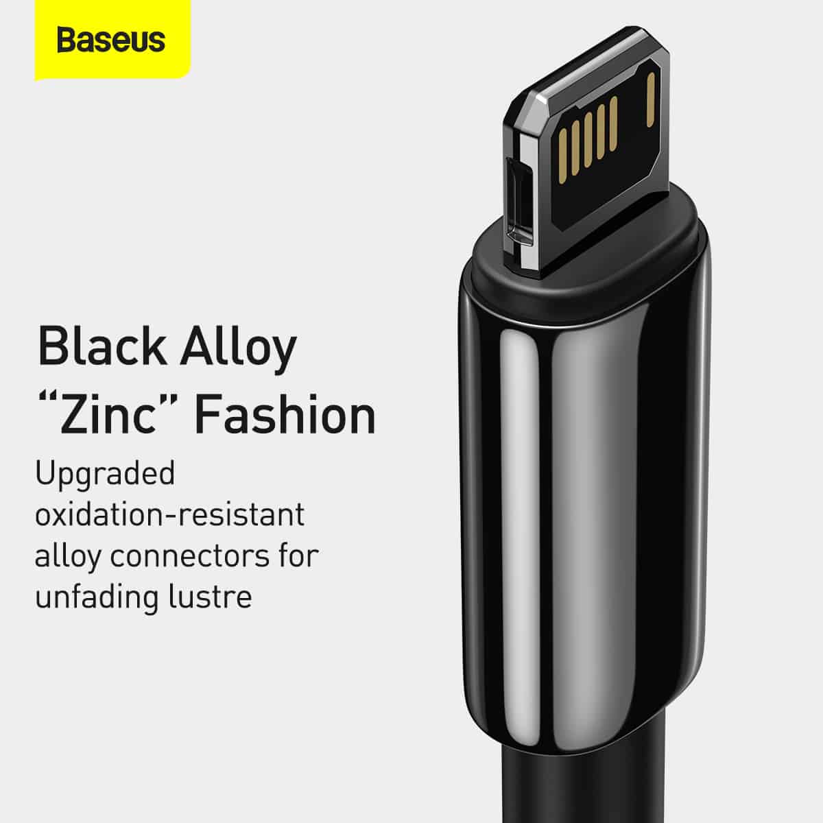 Cáp sạc nhanh siêu bền dùng cho iPhone/iPad Baseus Tungsten Gold - Hàng chính hãng