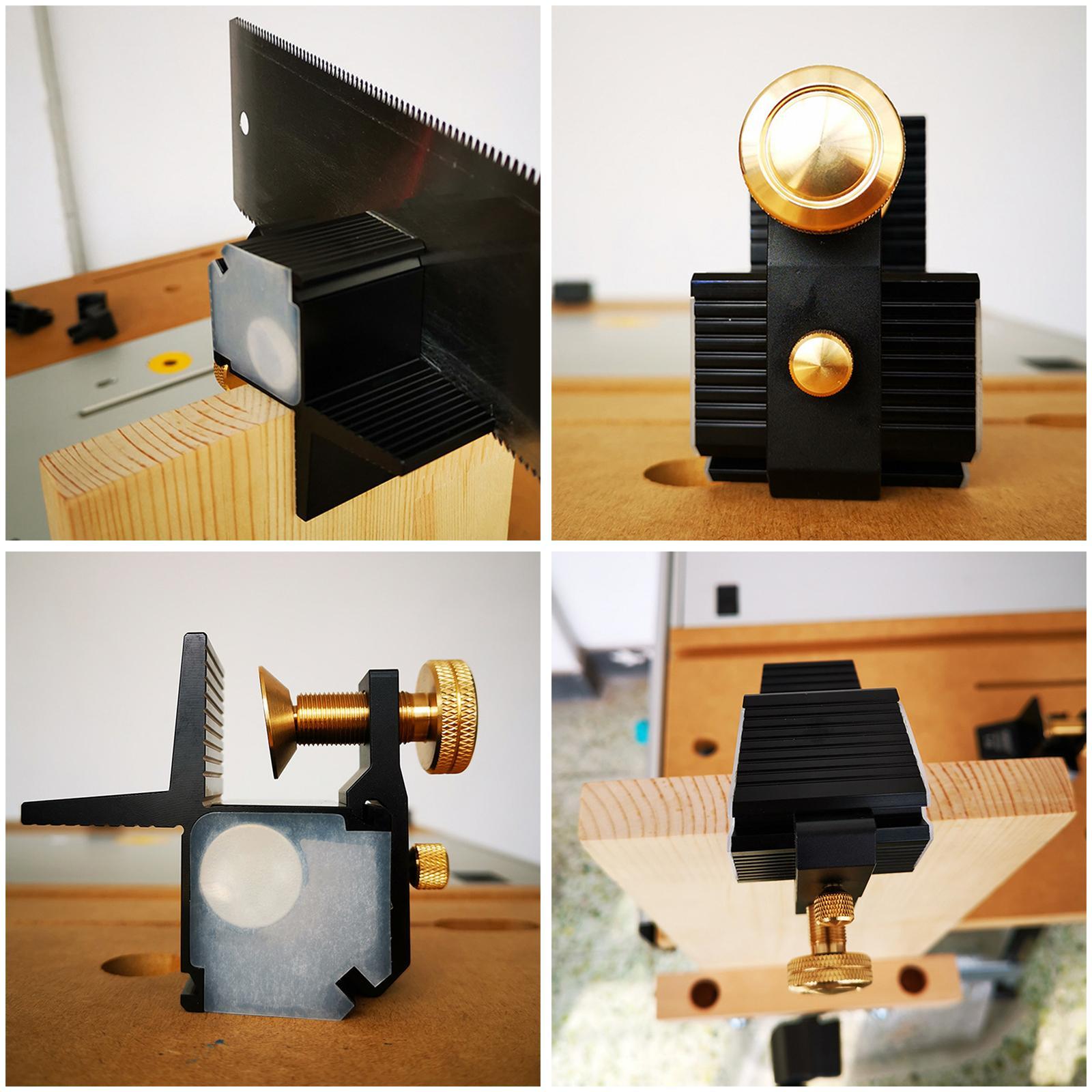 Aluminum Alloy Dovetail Rail Saw Gauge Cutting Gauge Dovetail Guide Tool for Cutting Dovetails