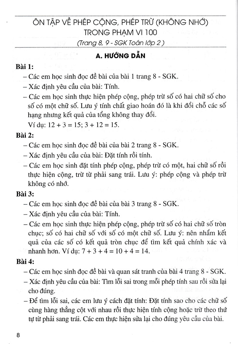 Hướng Dẫn Học Tốt Toán Lớp 2 - Tập 1 - HA