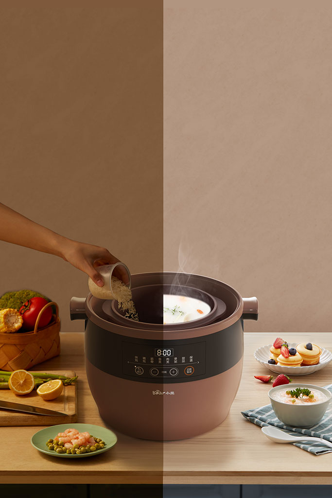 Nồi nấu chậm Bear DDZ-B45Z1 - Hàng chính hãng