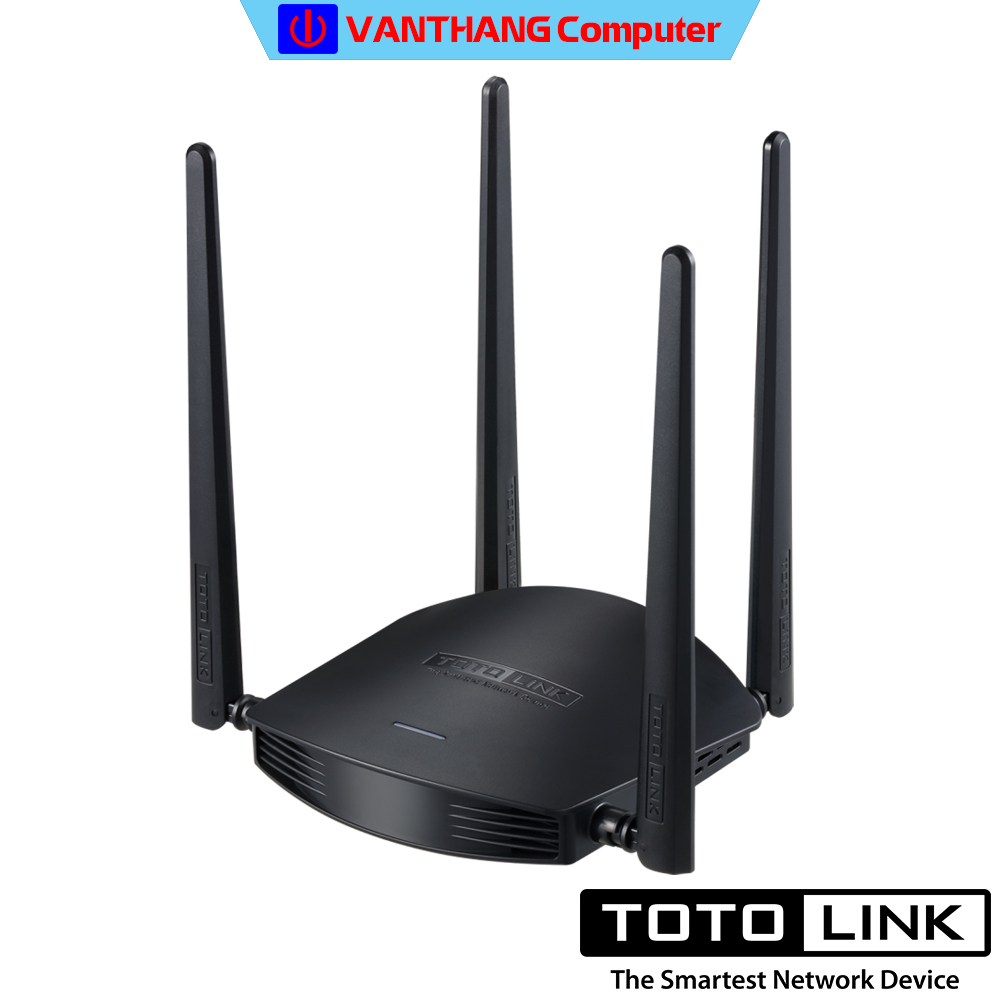 Bộ Phát WiFi TOTOLINK A800R Router băng tần kép AC1200 - Hàng chính hãng