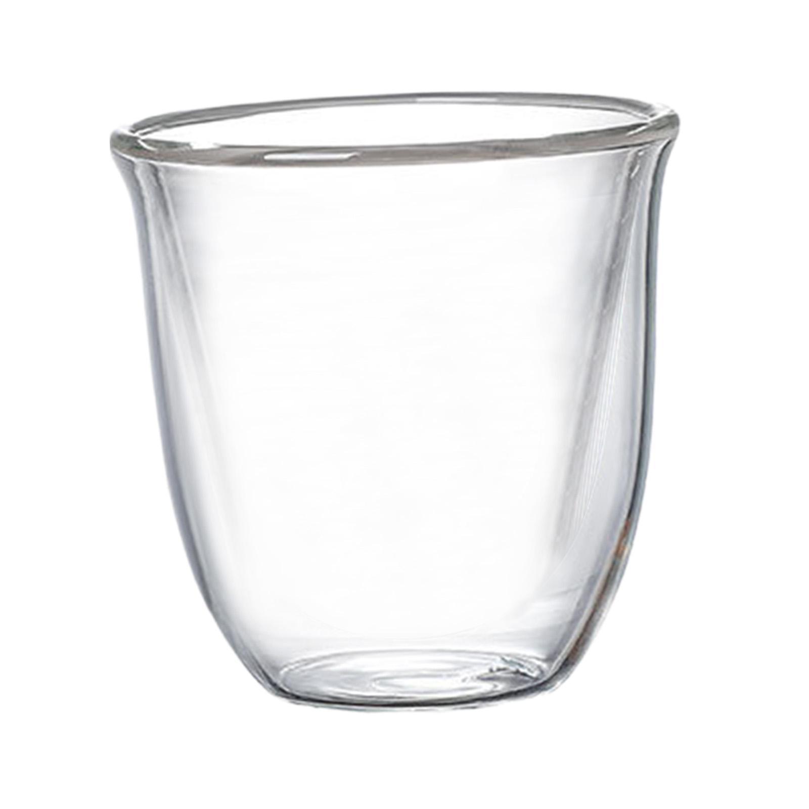 Espresso Cups Clear Glassware Glass Coffee Cups for Cappuccino Milk Beverage