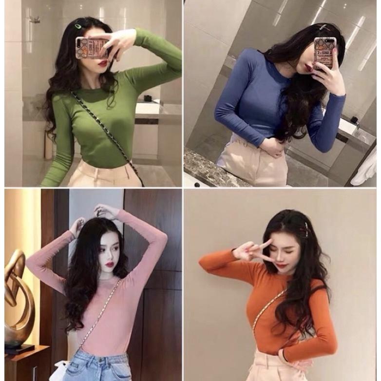Áo thun tay dài/ áo cổ tròn