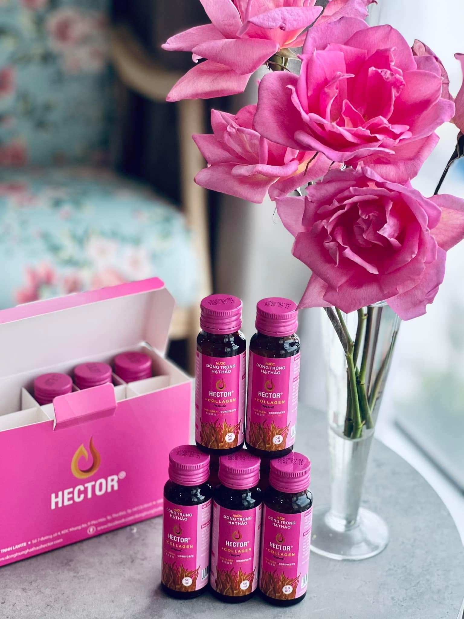 1 Chai Hector Collagen Nước Đông Trùng Hạ Thảo - Tăng Cường Sức Khỏe , đẹp da, ngừa lão hóa, tăng cường sức khỏe, nâng cao đề kháng