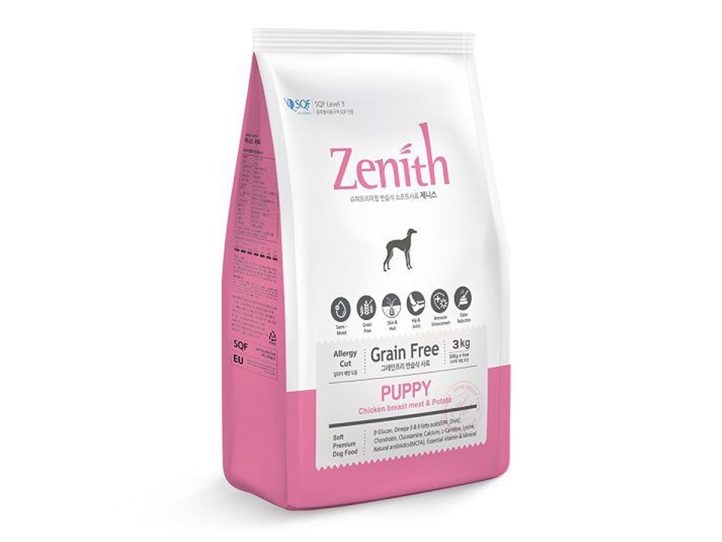 Thức ăn hạt mềm Zenith Puppy - Dành cho Chó Con Vị Gà - Túi 3kg