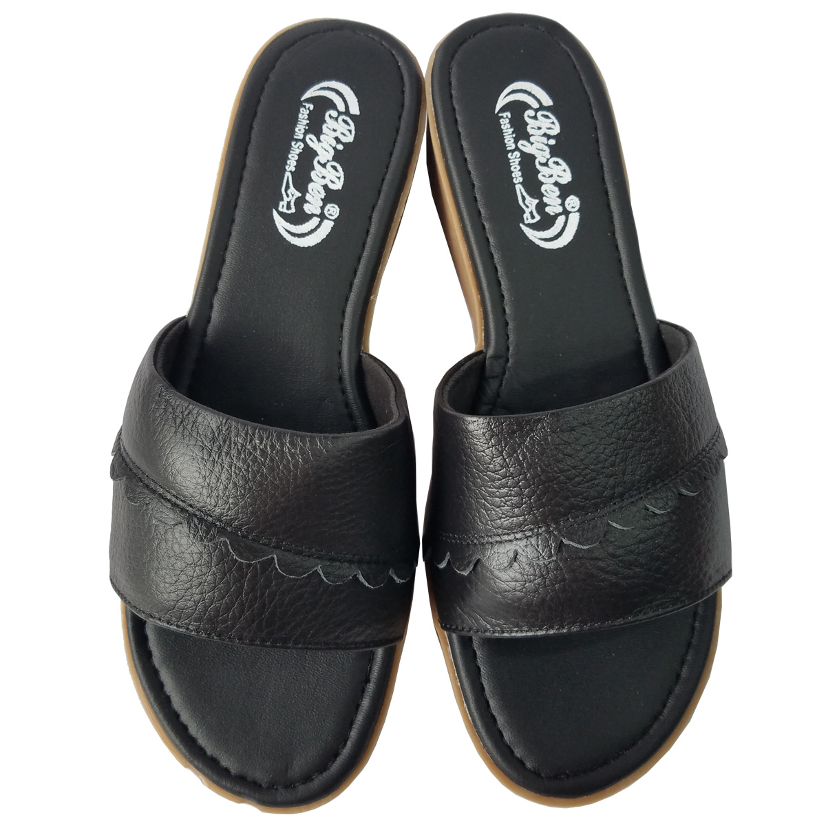 Dép Nữ Da Bò Thật BIGGBEN Cao Cấp DNQN76