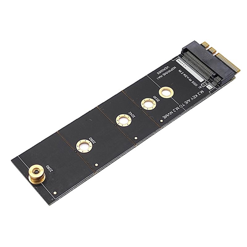Không dây M.2 A/E KEY SLOT TO M.2 M KEY WiFI FILE FITAPTER tương thích cho cổng SSD NVME PCI Express