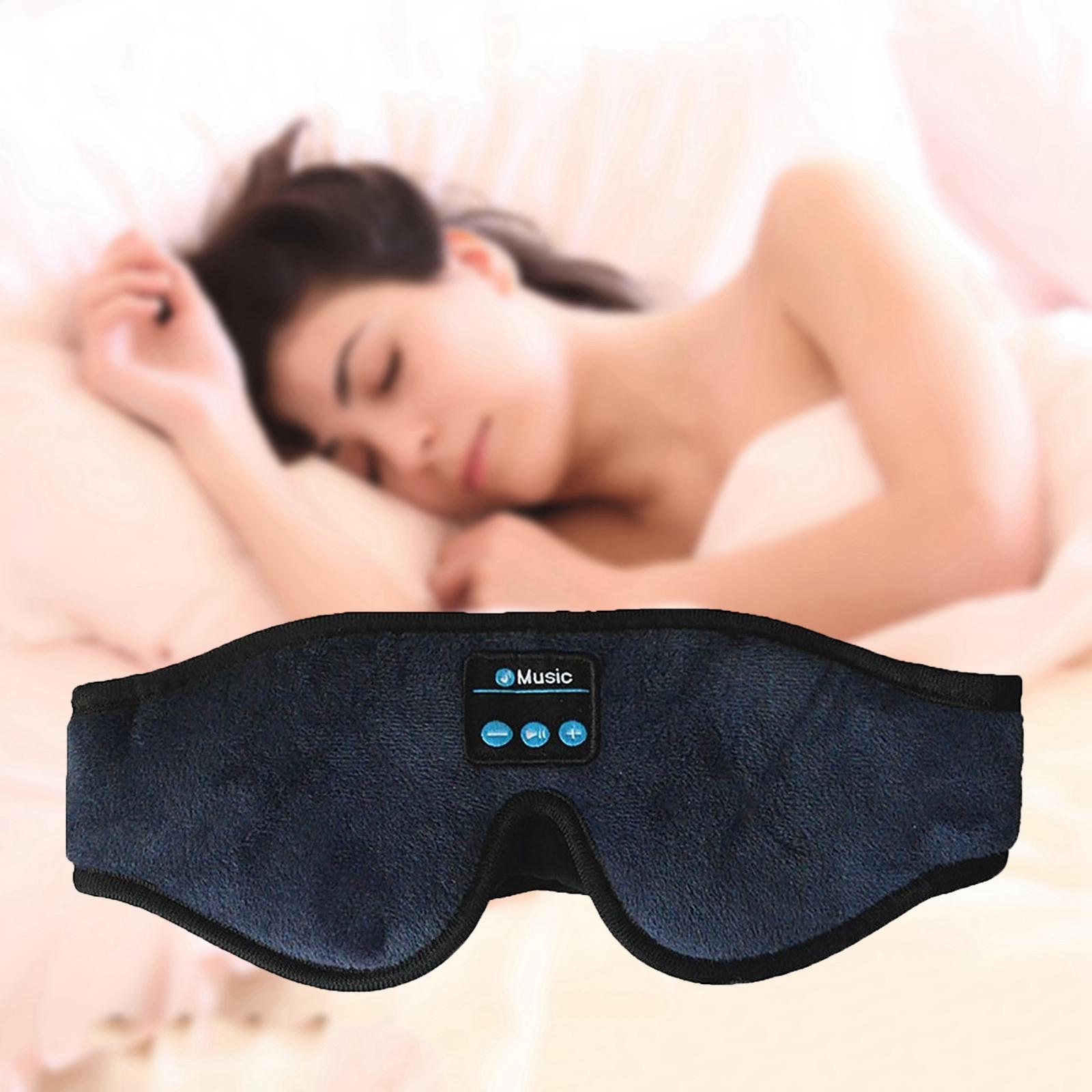 Sleep Headphones, Bluetooth 5.0 Washable Headband Sleep Eye Mask, for Office Home