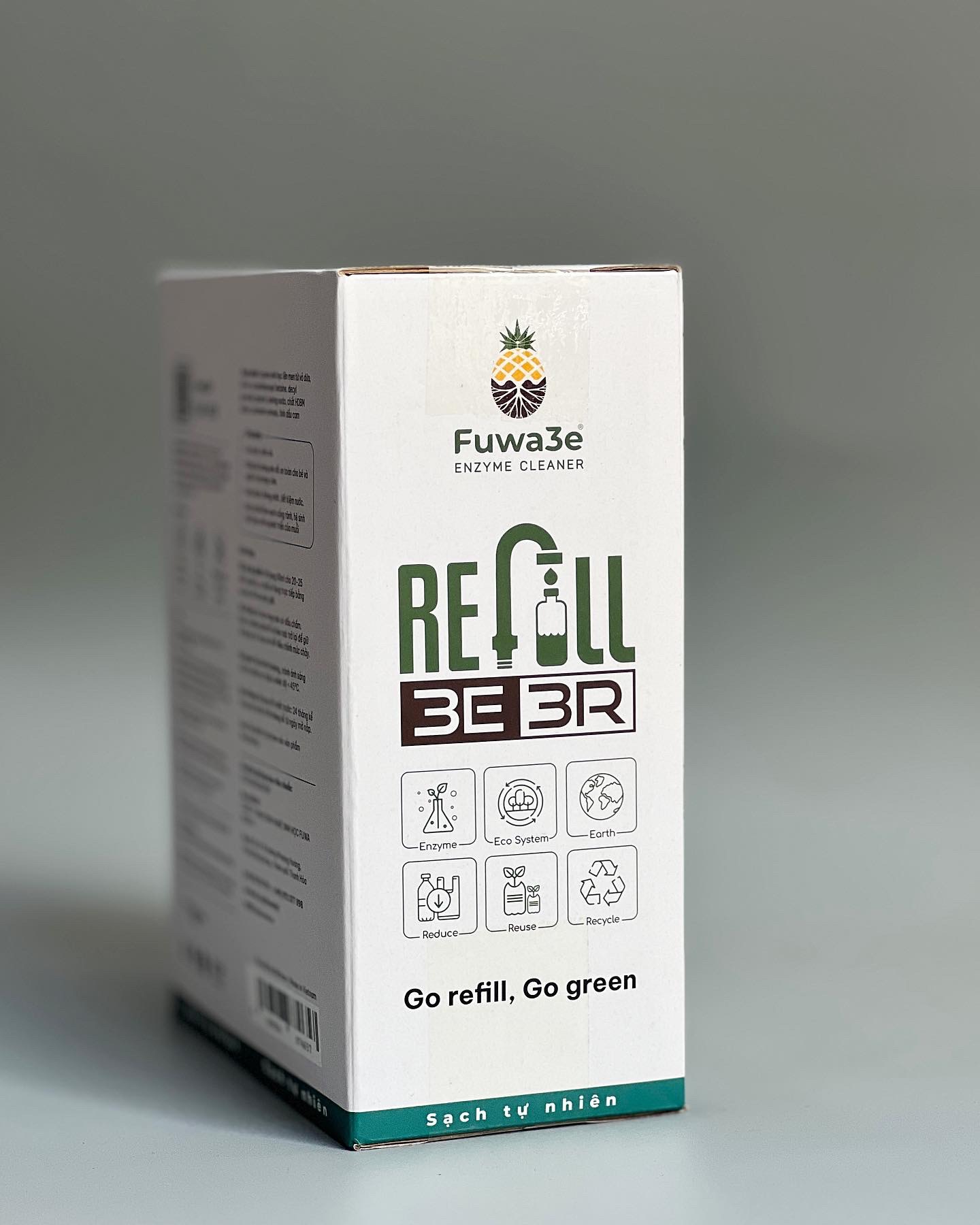 Nước giặt Fuwa3e hữu cơ organic từ chế phẩm Enzyme sinh học 3L an toàn cho bé