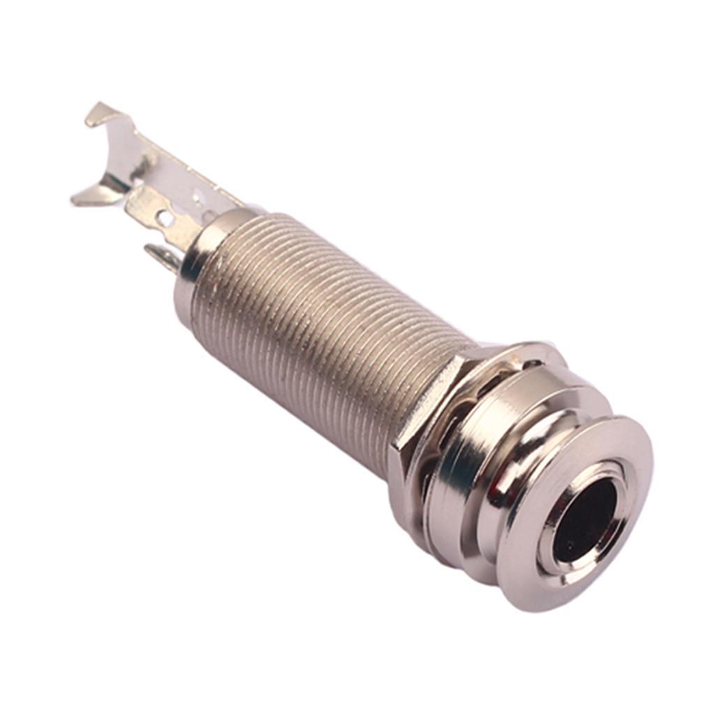 2X 1Pc Electric Guitar Tube Stereo Electric Bass Guitar Output Socket