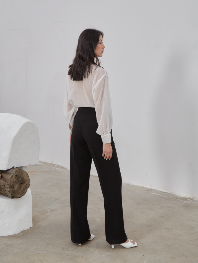 COCO SIN - Quần Đen Ống Đứng