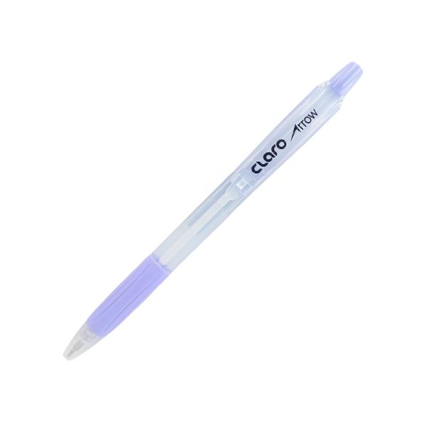 Bút Bi Claro Arrow 0.5 mm - Mực Xanh - Thân Bút Màu Tím