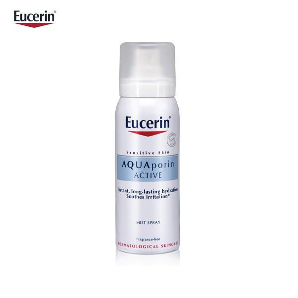 Eucerin Tinh Chất Cấp Ẩm & Ngăn Ngừa Lão Hóa 30ml, Tặng Eucerin Xịt Dưỡng Ẩm Eucerin Aquaporin Active 50ml