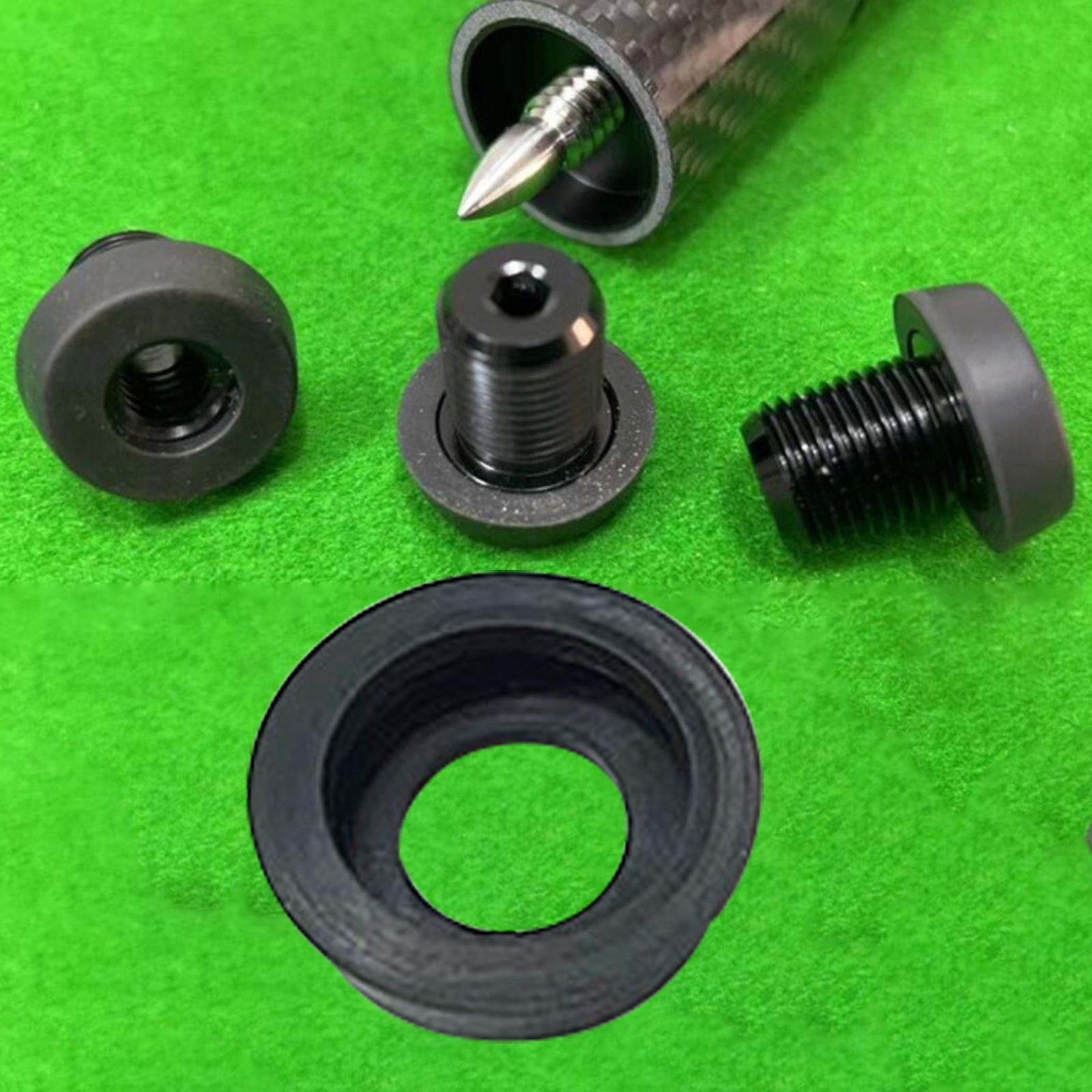Billiard Cue Bottom Rubber Plug Protection Pad Durable Billiards Accessories