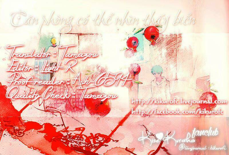 knb doujinshi - căn phòng có thể nhìn thấy biển chapter 0 1