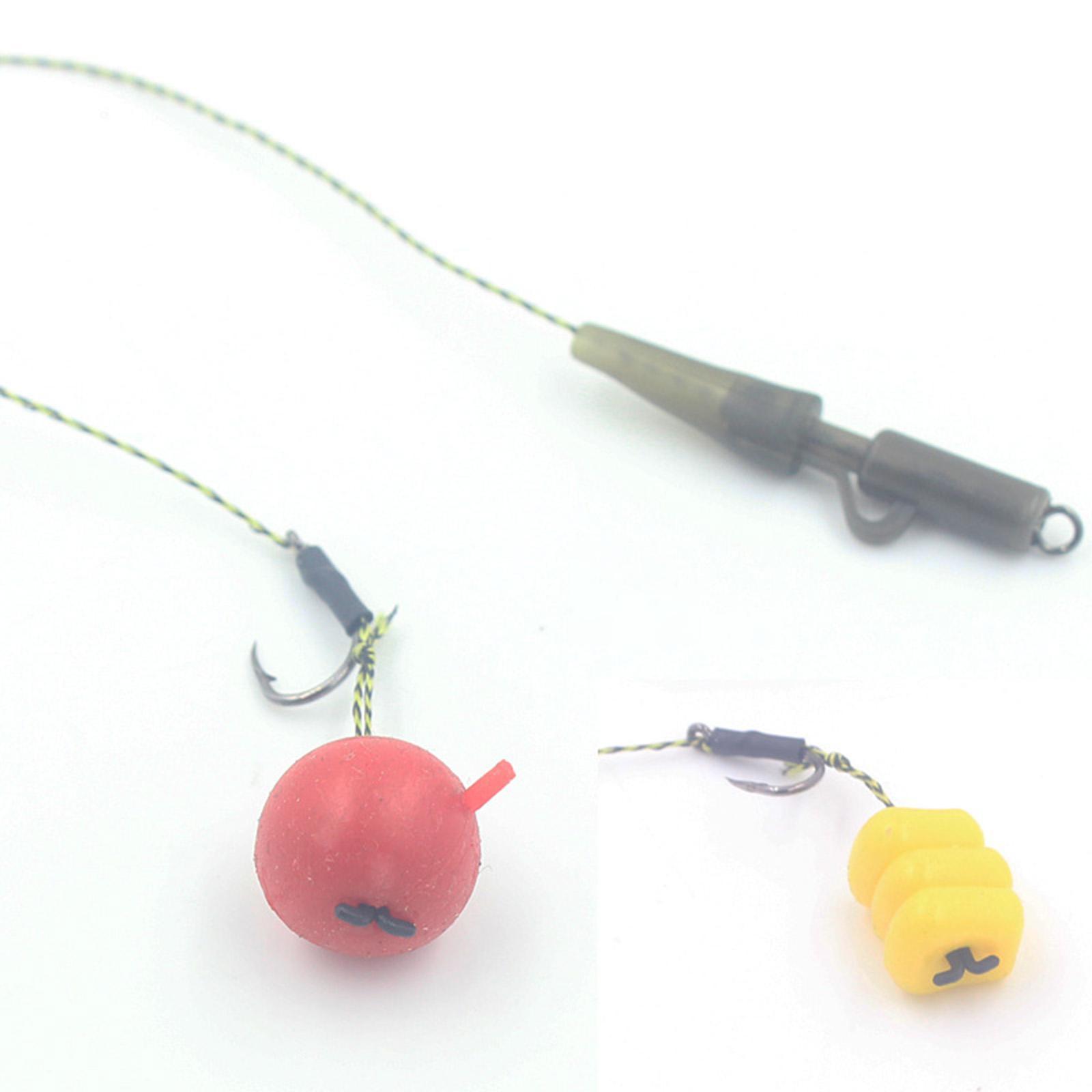 10Pcs Carp Fishing Stops, Catfish Boilies Stopper Fishing Hair Rig Stop