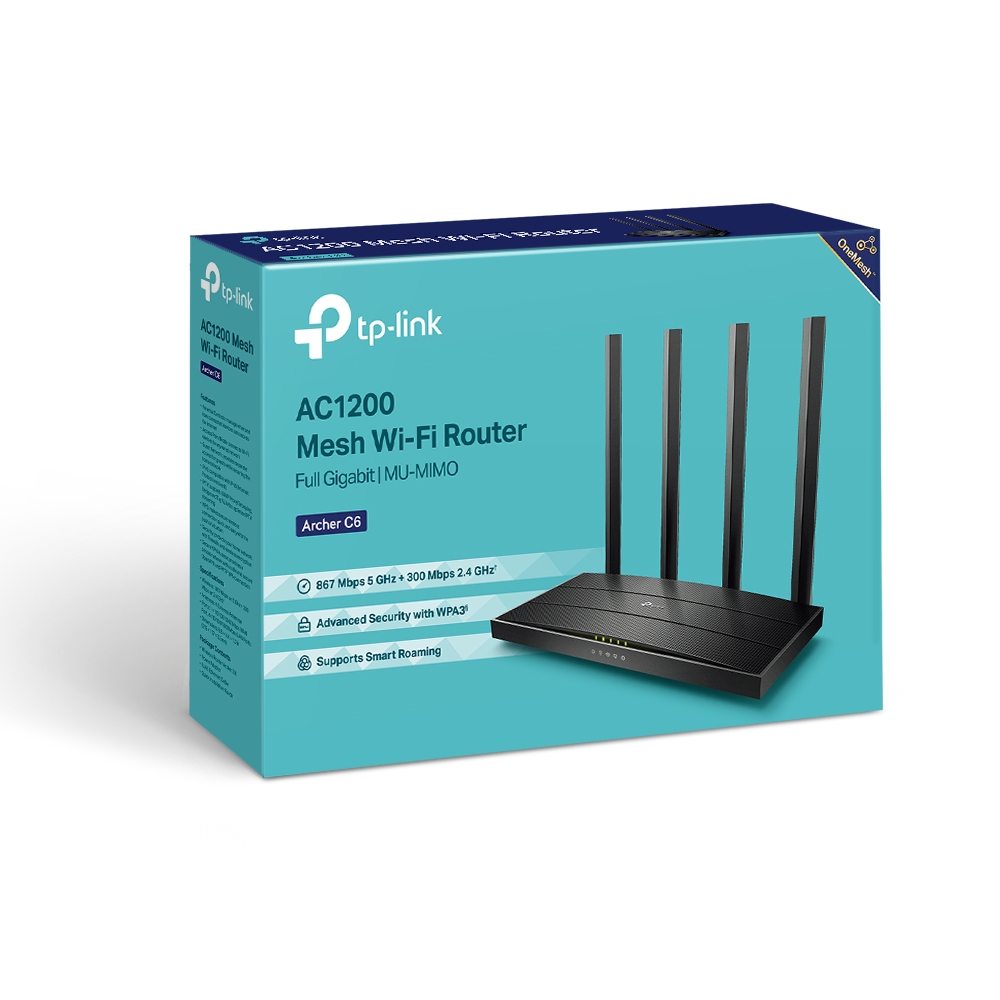 Router Wifi TP-LINK Archer C6 - Hàng chính hãng