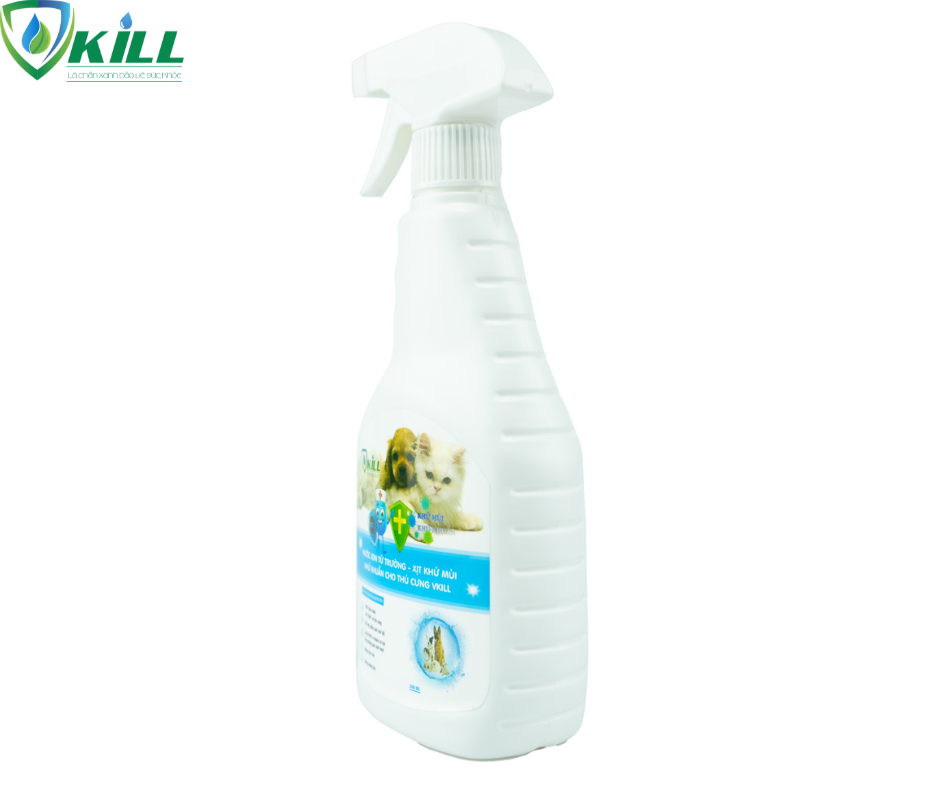 Nước khử khuẩn khử mùi hôi thú cưng 500ml