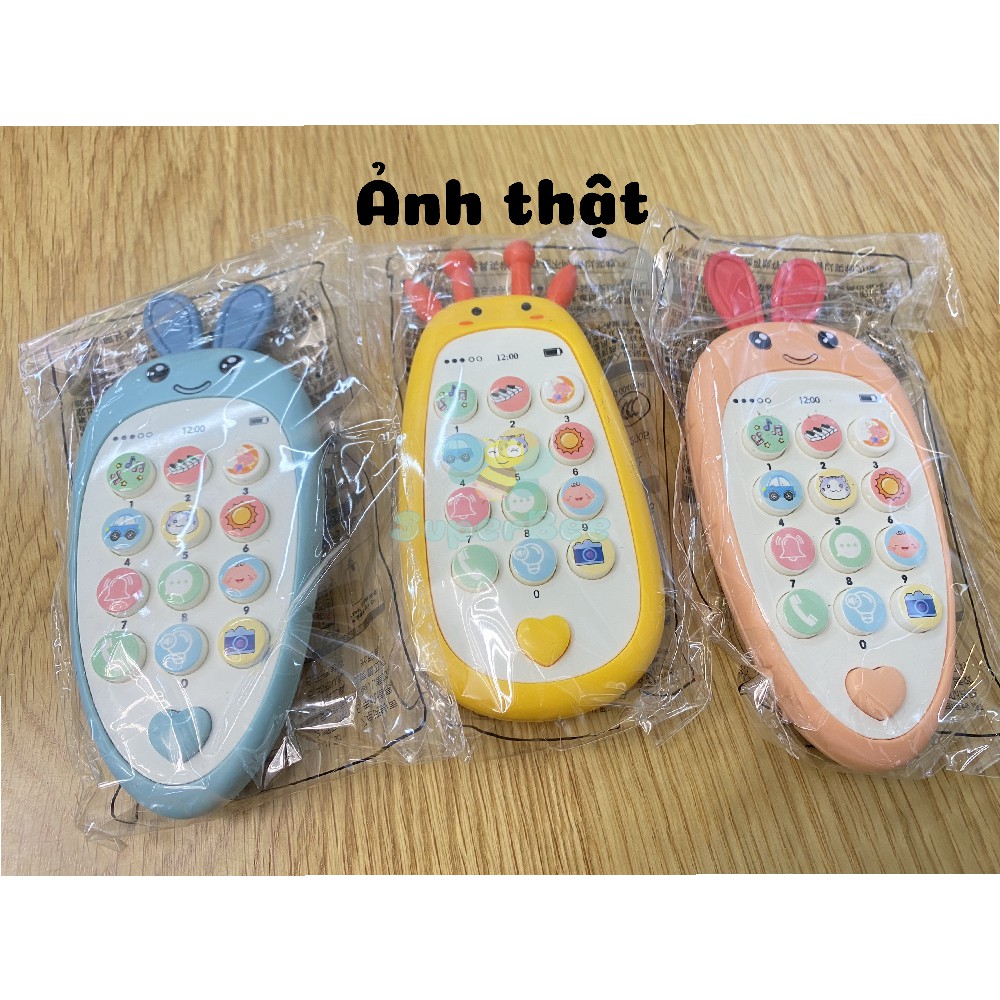 Đồ Chơi Điện Thoại Phát Nhạc 12 Nút Nhạc Đa Dạng