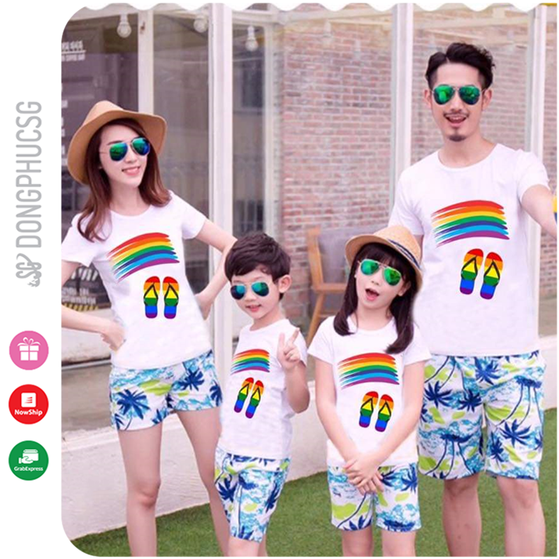 Đồ đi biển cho gia đình - ĐỦ SIZE áo và quần