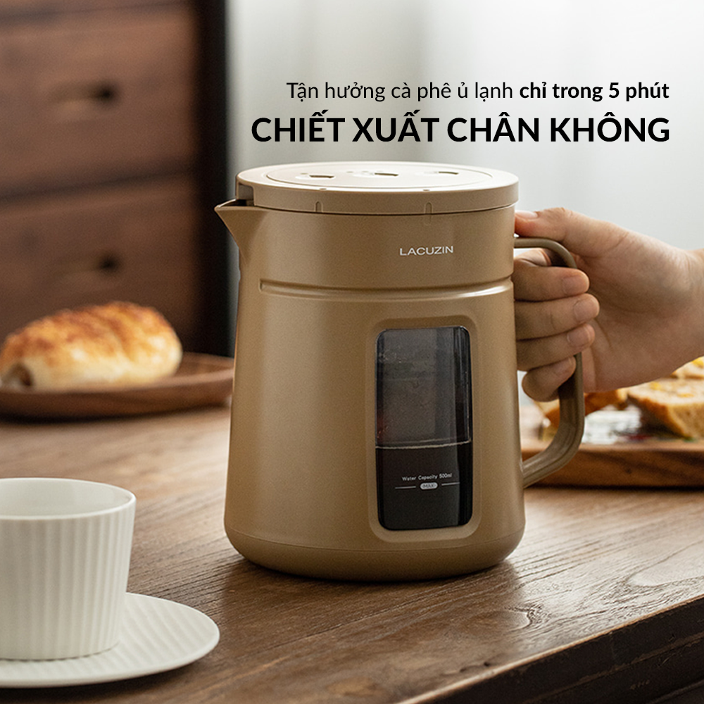 MÁY PHA CÀ PHÊ Ủ LẠNH - VACUUM COLDBREW MAKER - LCZ065 - HÀNG CHÍNH HÃNG LACUZIN HÀN QUỐC