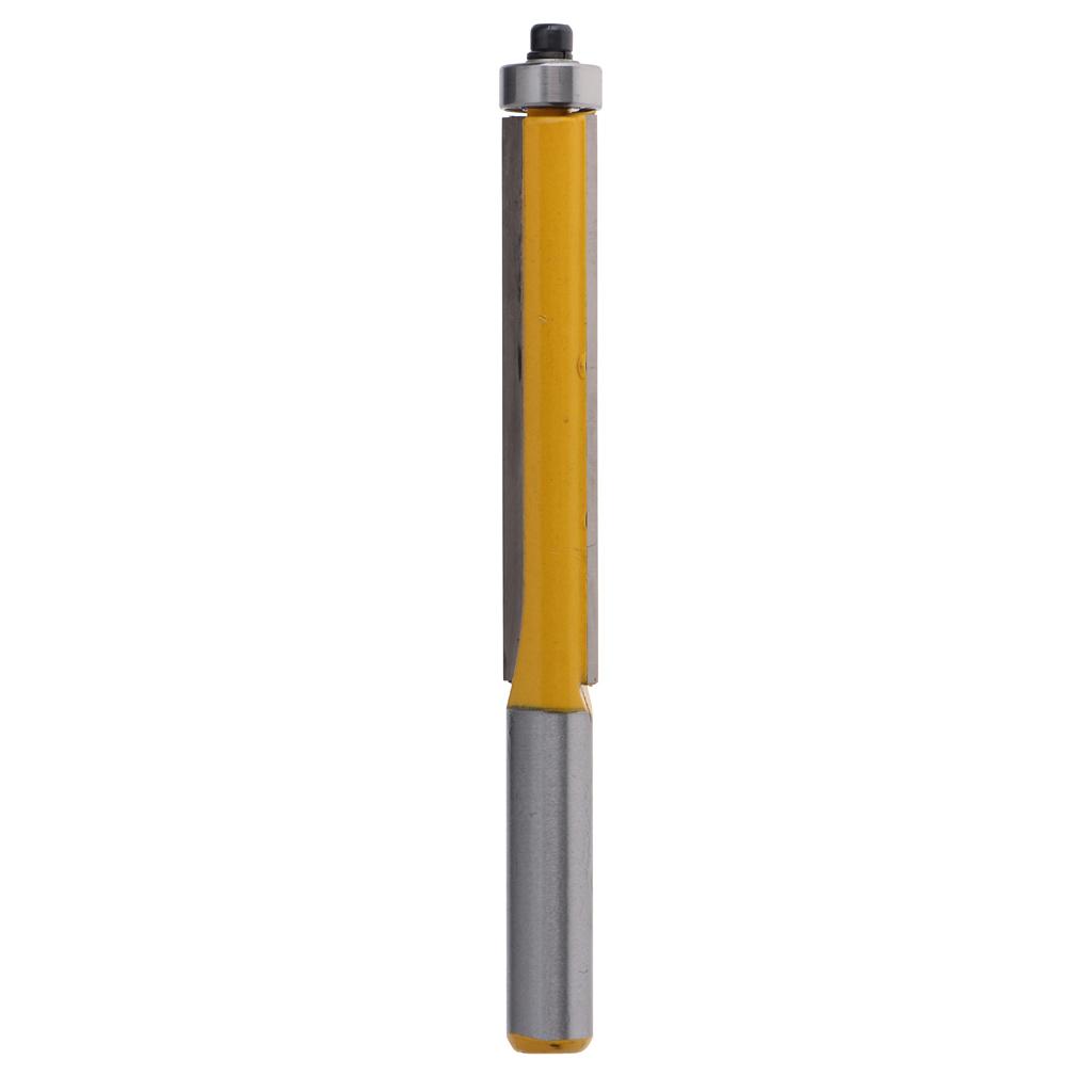2PCS 8mm Extra Long Straight Router Bit Woodworking Tools