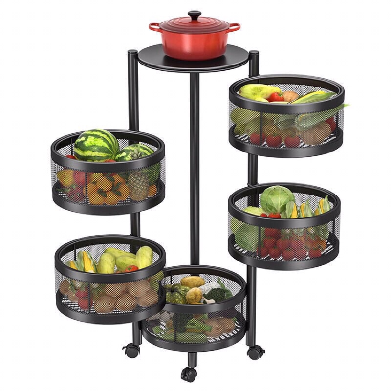 Kệ gia vị tròn xoay 360 độ thông minh