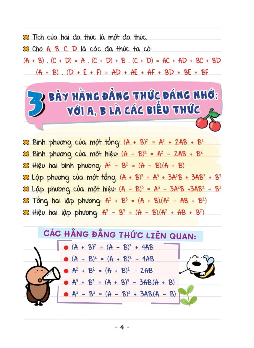 Sách - Mini Note - Siêu Gọn, Siêu Nhớ Toán 8