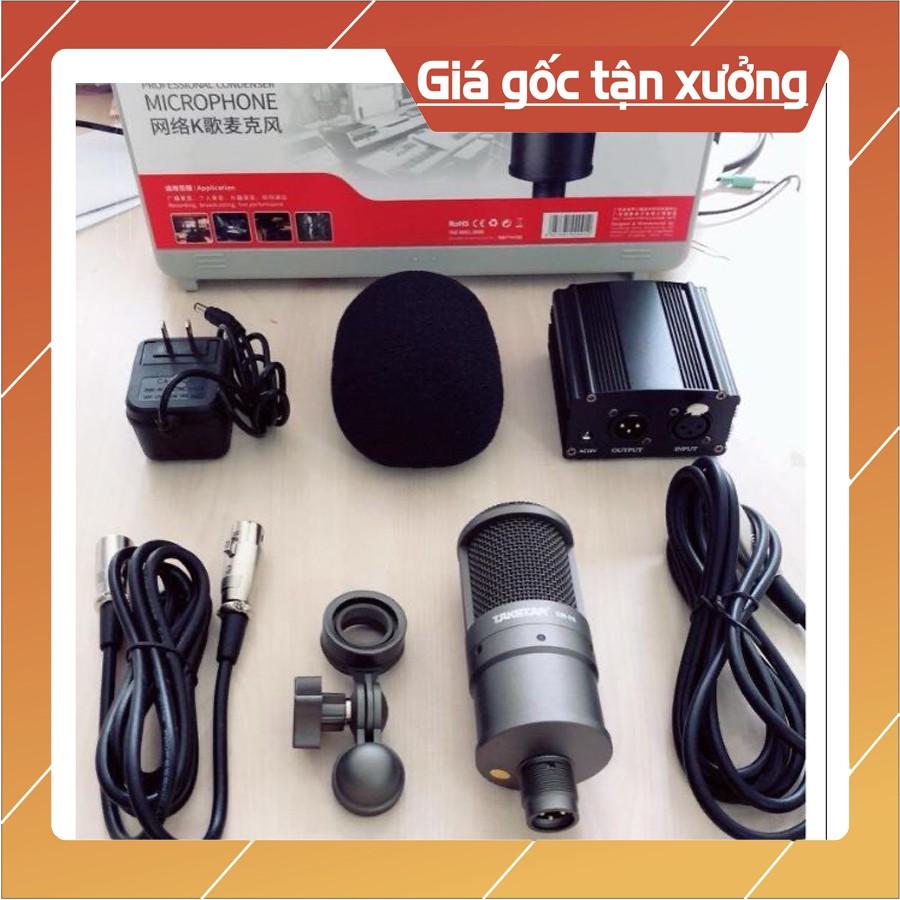 Mic thu âm Livestream Takstar SM8B Kèm Nguồn PhanTom 48V Chính Hãng