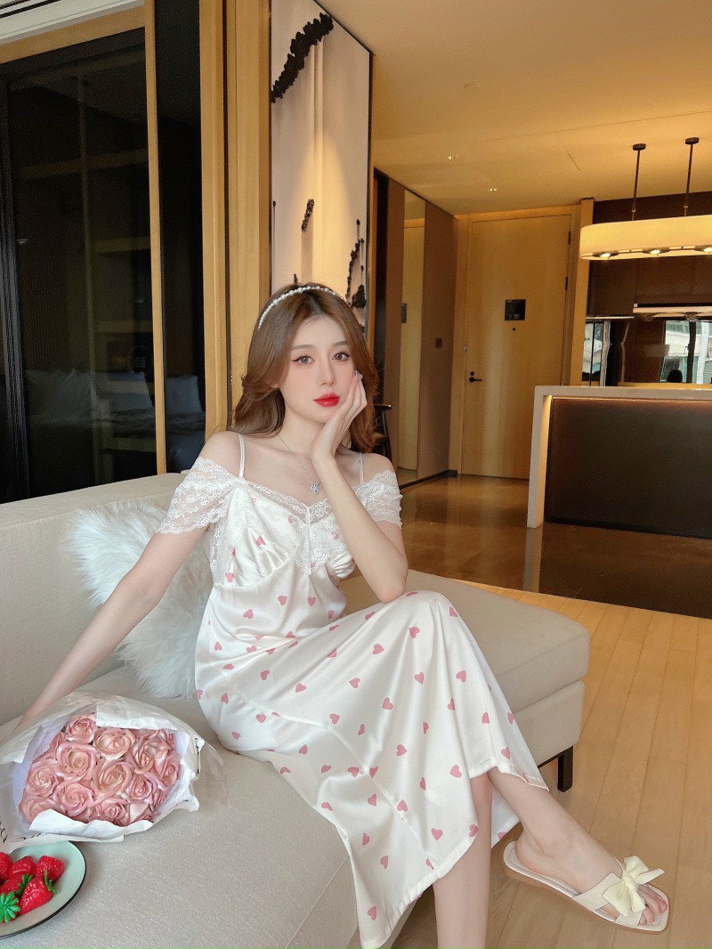 Váy Ngủ Lụa Satin Quý Phái - B.Lingerie