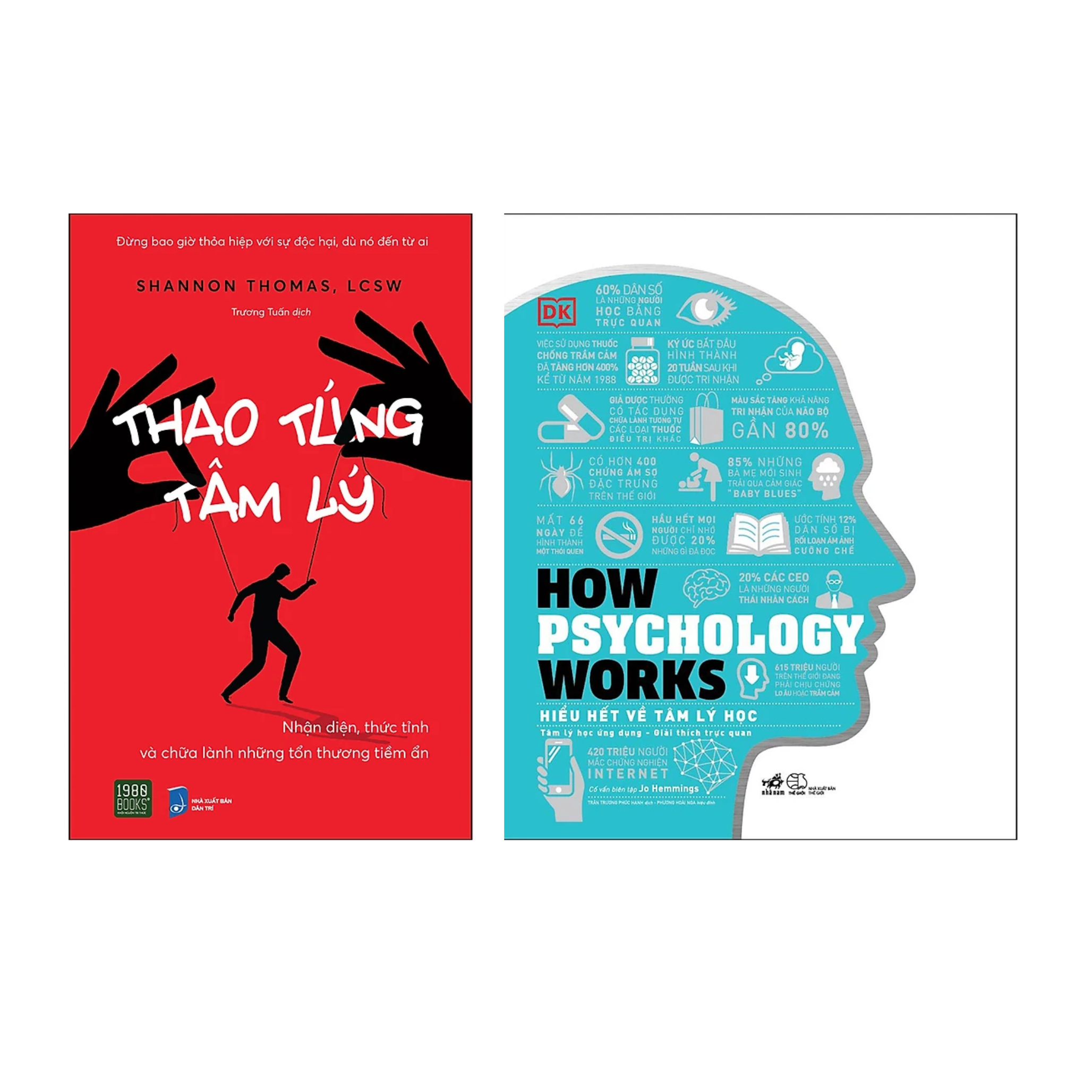 Combo 2 Cuốn Sách Tâm Lý Thao Túng Tâm Lý Hiểu Hết Về Tâm Lý Học