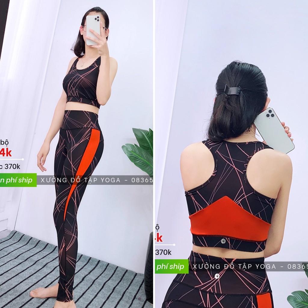 Ảnh thật 100% SALE SIÊU RẺ SET ĐỒ LỬNG TẬP Yoga, Gym, Aerobic - Bộ thể thao nữ lưng 3 lỗ LẺ SIZE S