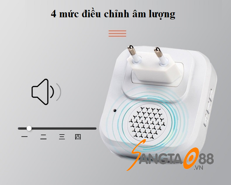 Chuông cửa không dây hiển thị nhiệt độ Aibont R195-WW