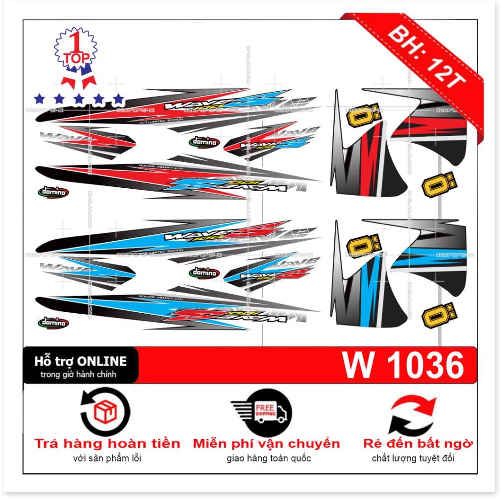 Tem rời dành cho wave S 2016 trắng