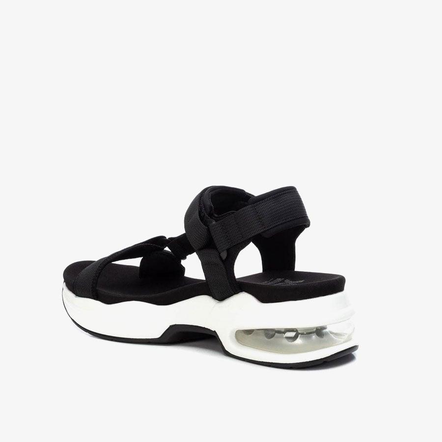 Giày Sandals Nữ XTI Black Textile Ladies