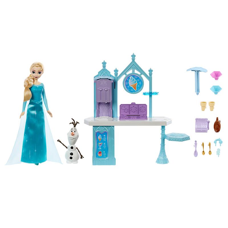 Đồ Chơi Disney Prozen - Làm Kem Cùng Công Chúa Tuyết Elsa Và Olaf Disney Princess Mattel HMJ48