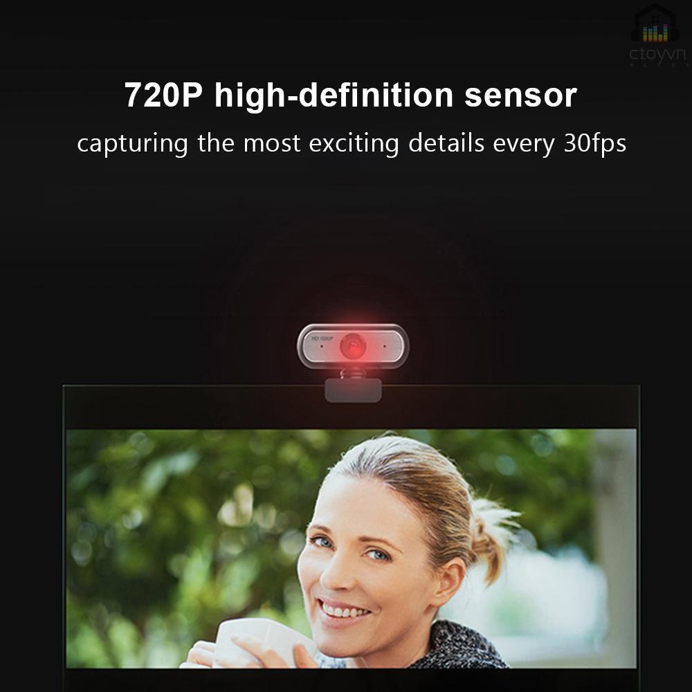 Webcam toàn diện HD 720P cổng USB 2.0 có micro cho laptop