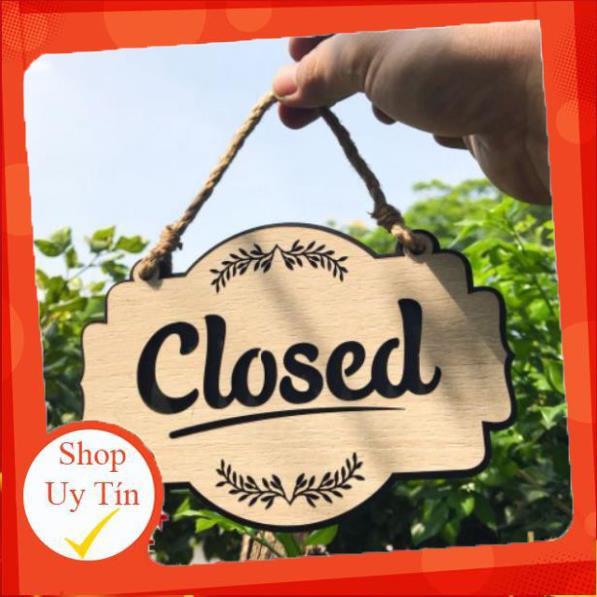 Bảng Gỗ Decor - Mẫu Open - Close - Bảng Gỗ Woody