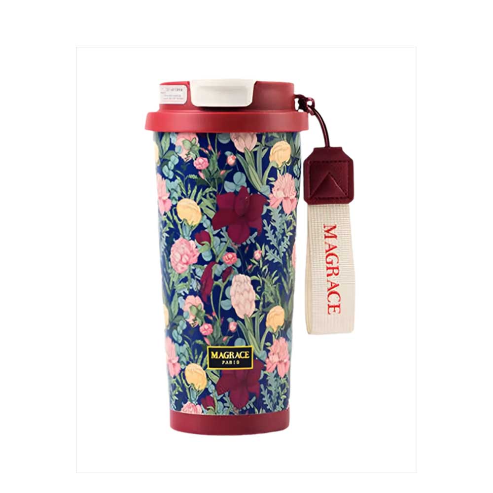 BÌNH ĐỰNG NƯỚC KÈM ỐNG HÚT MAGRACE PARIS 500ML Hàng chính hãng