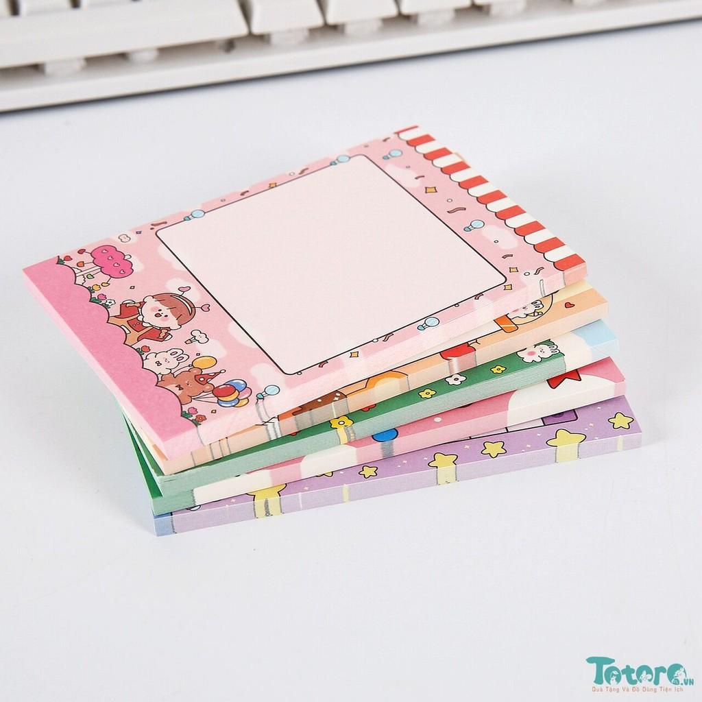 Tệp giấy nhớ Bé Gái dã ngoại - 12x8cm - 50 tờ
