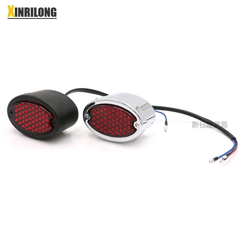 Thuận lợi nhất đèn hậu LED xe máy đèn hậu sửa đổi phong cách cổ điển đèn phanh hợp kim nhôm Đèn báo đèn hậu đa năng của Harley