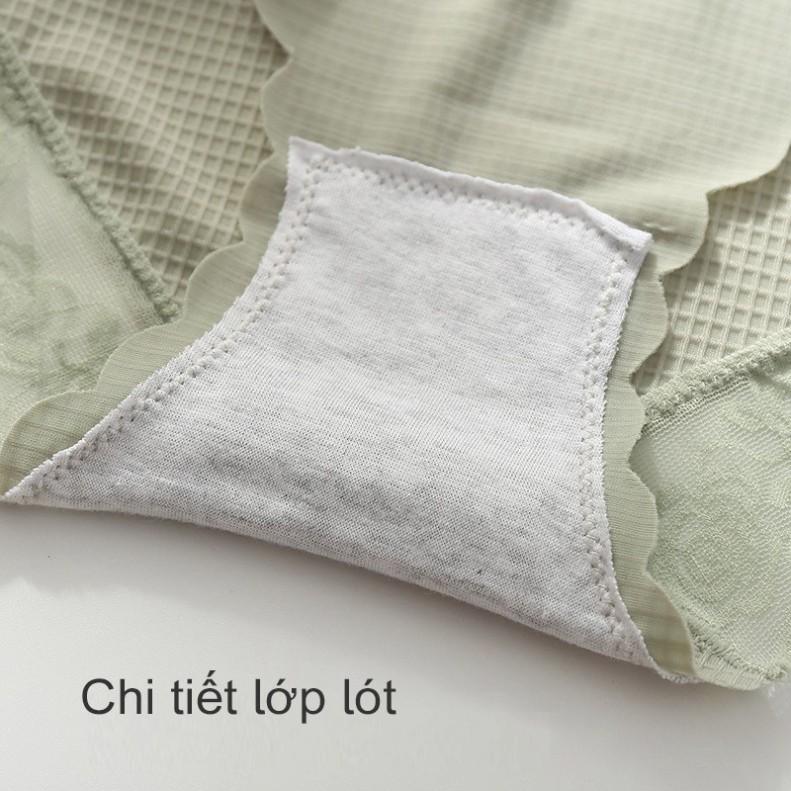 Quần lót nữ su viền ren cạp chun chống tụt Havana - Quần chip nữ viền ren