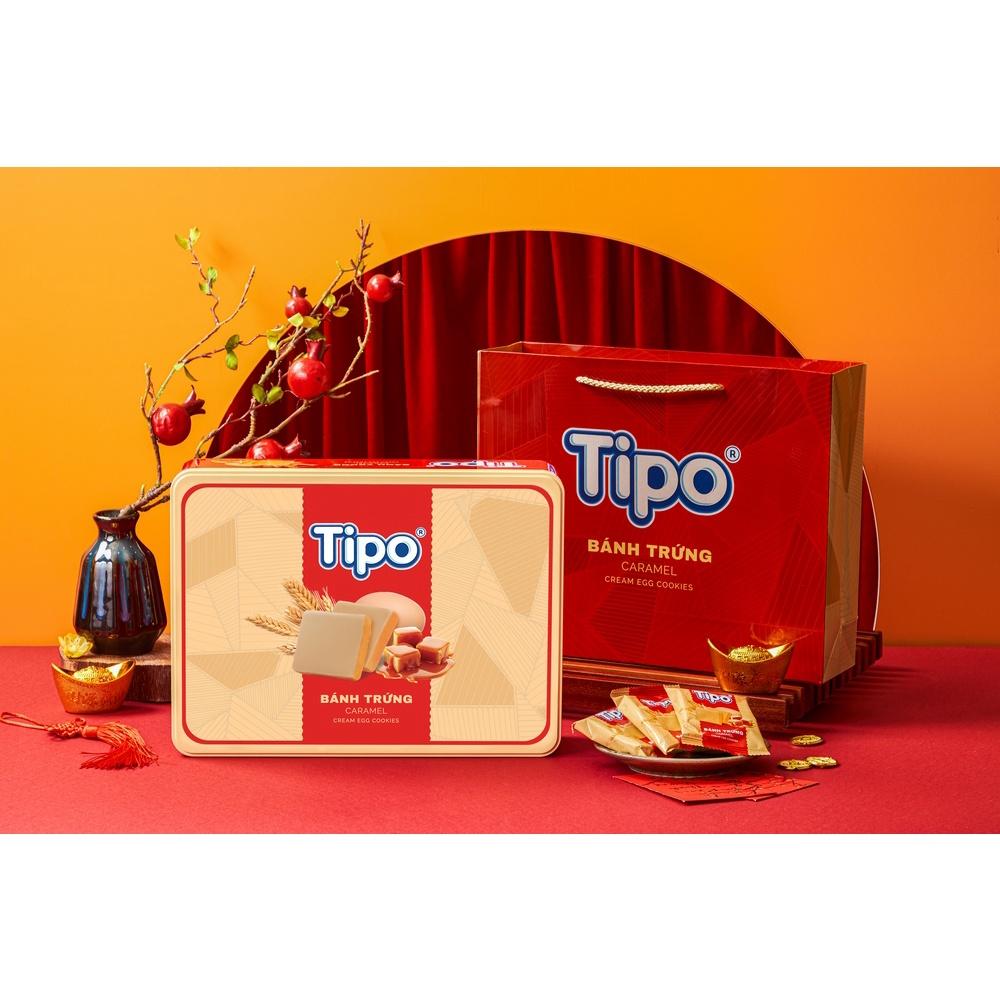 Hộp Bánh Tết TIPO Trứng Caramel 360G